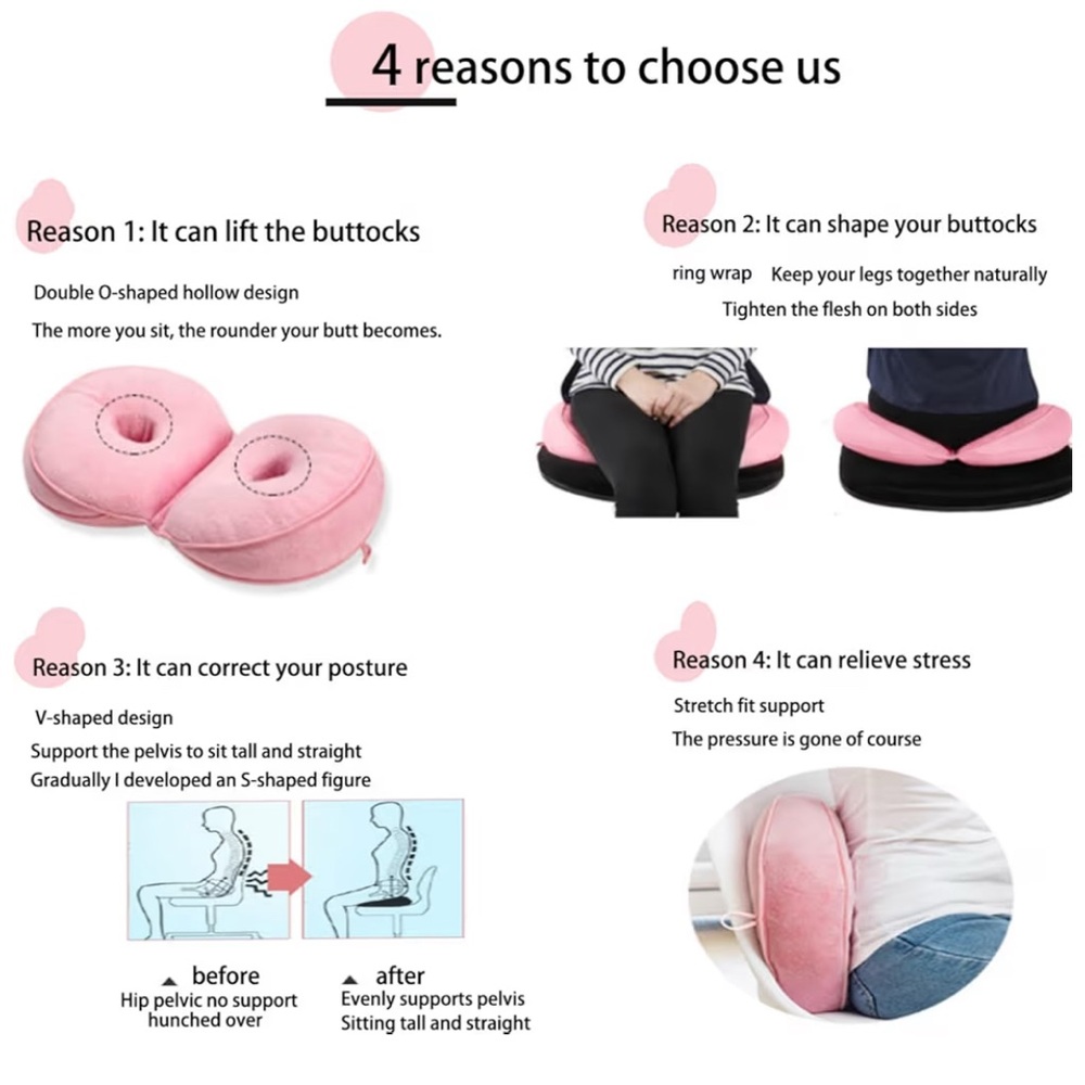 Brown Plush Donut Pillow - Picture 2 of 5